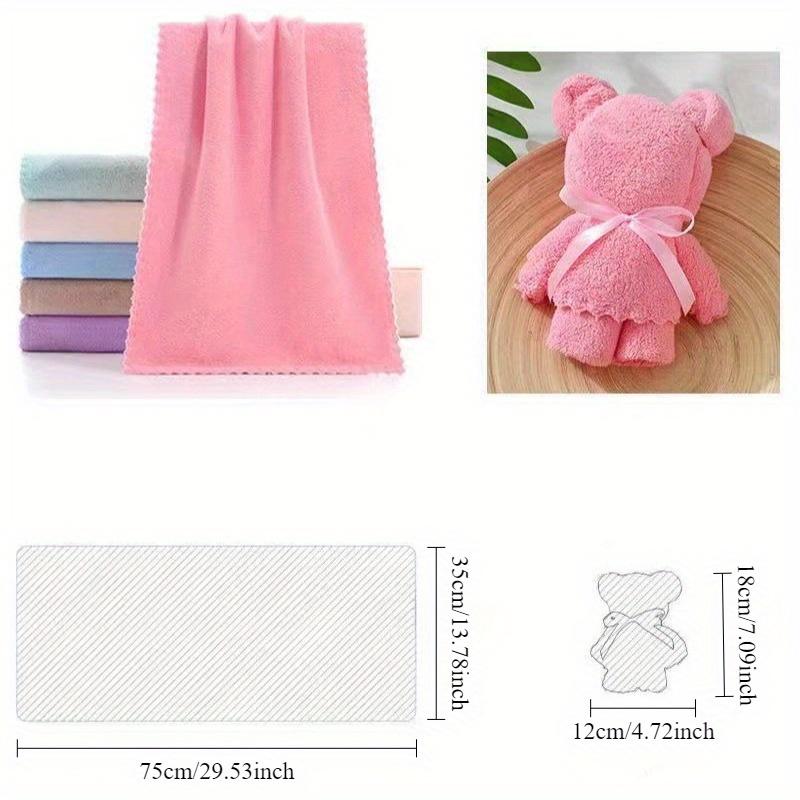 8pcs large cute towel bear set with gift box suitable for souvenir birthday party celebration gift party gift holiday gift wedding