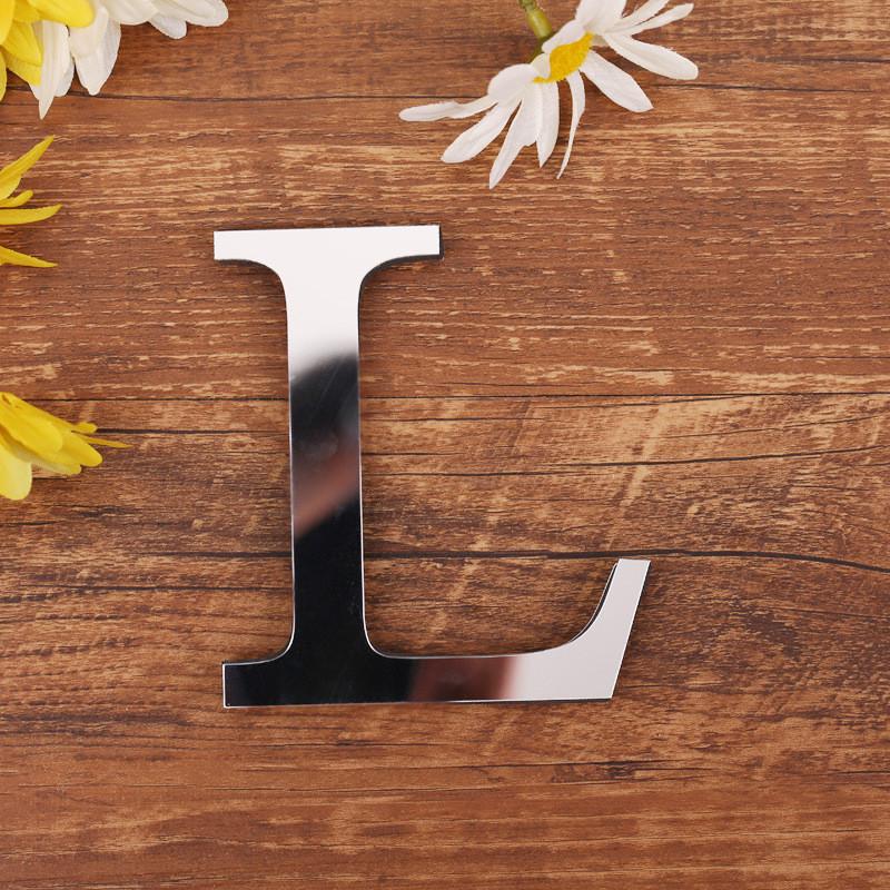 

Акриловое зеркало английская буква EVA 3D наклейки на стену DIY украшение дома