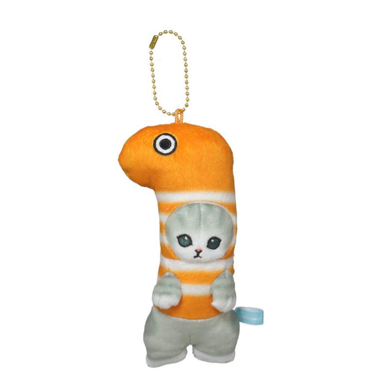 Entzückender Krake Aal Seeschlange Katze Plüsch Anhänger Weiches Kurzplüschtier