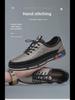 Men's Autumn Soft Leather Casual Shoes with Breathable Design and Flexible Sole