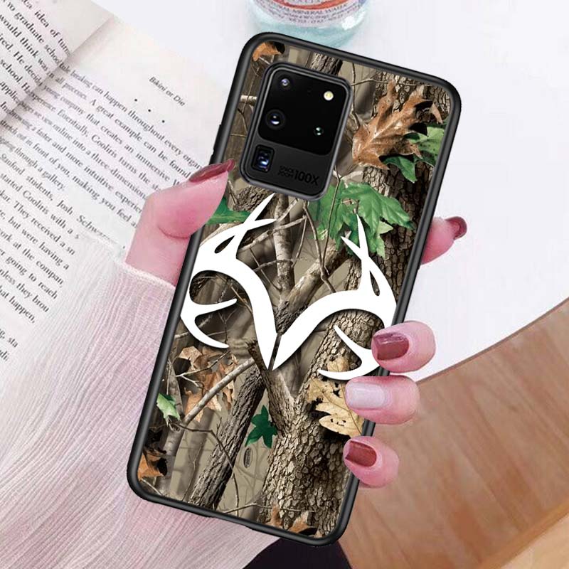 

Чехол-камуфляж Real Tree для Samsung Galaxy S22 S21 S20 Ultra Plus Pro S10 S9 S8 4G 5G TPU мягкий черный силиконовый чехол для телефона Capa Samsung S8