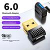 USB Bluetooth 5.4 Adapter 2-in-1 Audio Transmitter Receiver HD Sound Wireless Dongle for Car TV PC Gaming Headphones