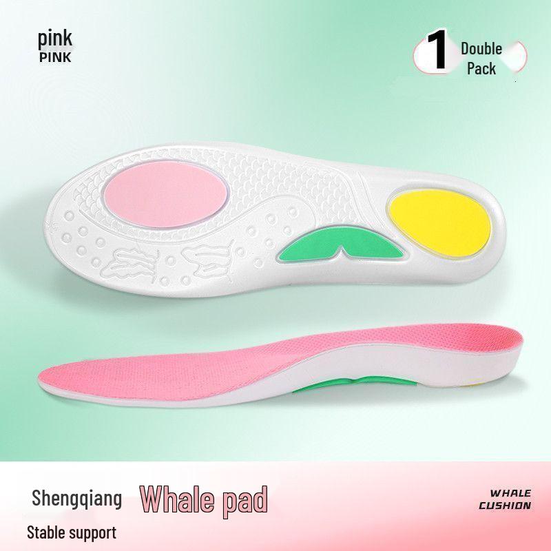 Whale Sport Insole: Arch Support, Shock Absorption, Breathable Cushioning for Long-Lasting Comfort