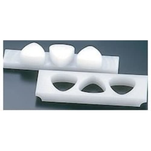 

Sumibe Techno Plastics Sumitomo PE Rice Ball Mold with Press-On Lid (B) Kanto Type, 3 Holes, Small, FOB3S