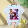 Kpop Dämonenjäger 2026 Heißer Film Kinder T-Shirt Weiche Baumwolle Kleinkinder Jungen Mädchen Oberteile Mode Lässig Kinderkleidung Fan Geschenke