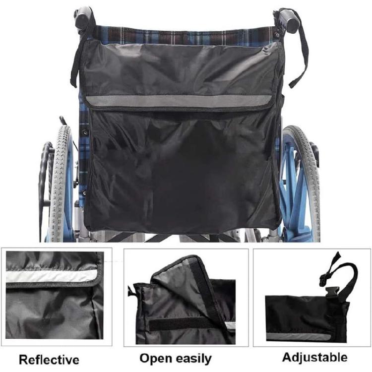 Essential Wheelchair Gear Bag Organize Accessory Efficiently With Cup Holder Wheelchair Bag for Back