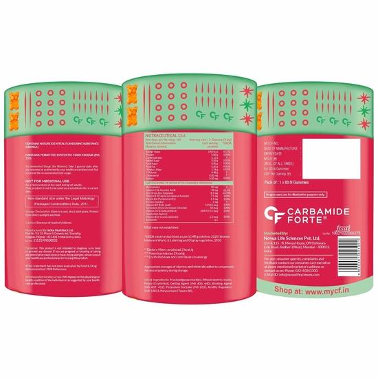 Carbamide Forte PCOS Supplements for Women with 40:1 Ratio of Myo Inositol To D Chiro Inositol | Inositol Supplement, 275 Grams