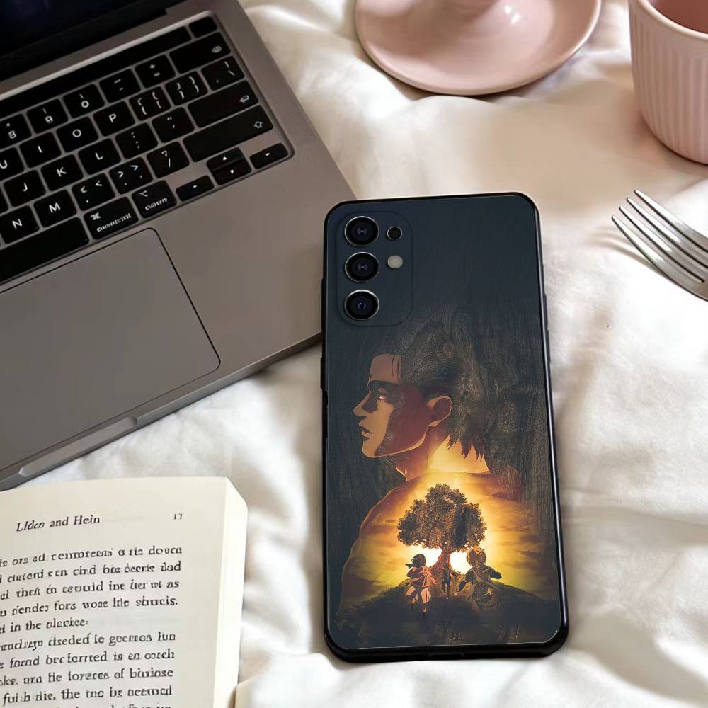HOT A-Attack on TitanS  Phone Case For Samsung S25,24,23,22,30,21,10,9,Ultra,Plus,Lite,FE,4,5 G Soft Black Case