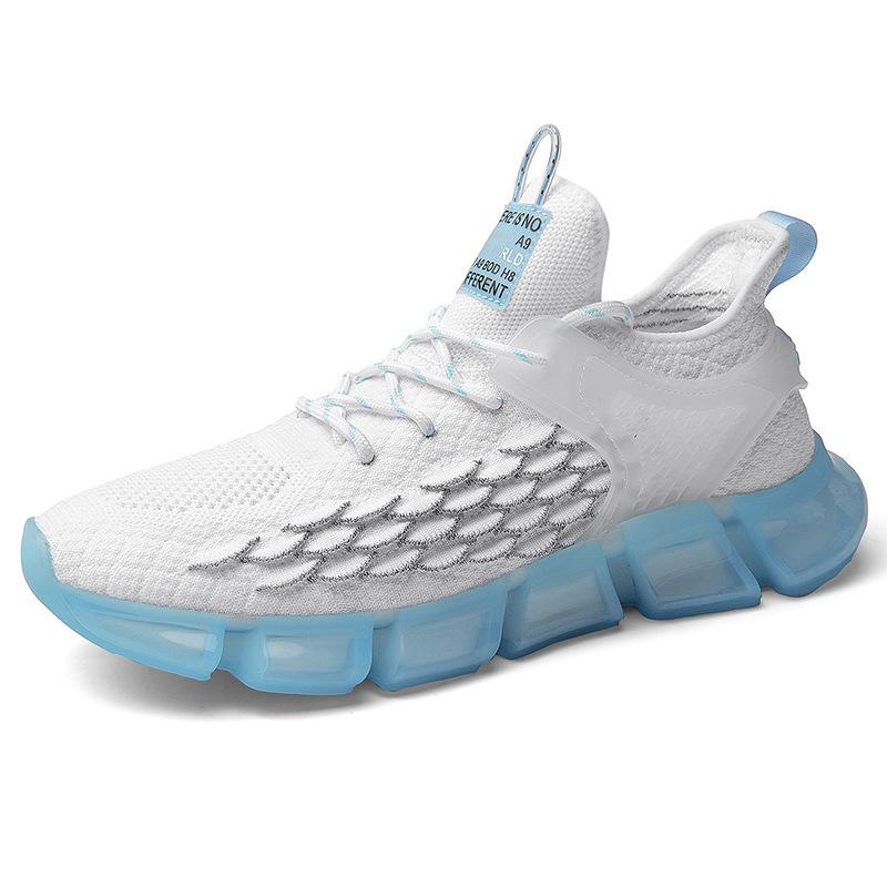 Fish scale reflective trend male shoes casual sports mesh running shoes Men Casual Shoes Tenis Masculino Adulto Sapato Masculino