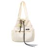 Schoolbag multi-purpose drawstring backpack female large-capacity simple college student class commute shoulder crossbody schoolbag travel backpack