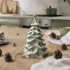 Office Desk Accessories 3D Printed Christmas Tree Ornament, Modern Minimalist Tabletop Decor Seasonal Showcase Display for Home Display, Festive