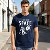 Funny Astronaut Space TShirt Unisex Unisex I Need More Space Graphic Tee Casual Cotton Short Sleeve Shirt