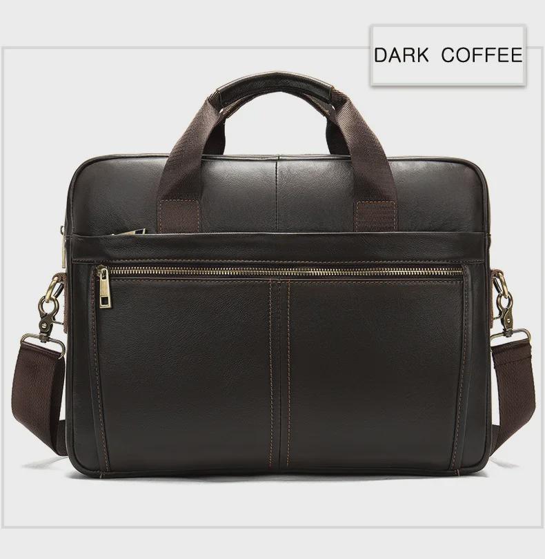 Marant Men's Leather Business Briefcase & Crossbody Bag - Trendy & Simple Design