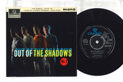 7inch Record SHADOWS - Out Of The Shadows (No. 2) SEG8249 COLUMBIA 1963 UK Pop Used
