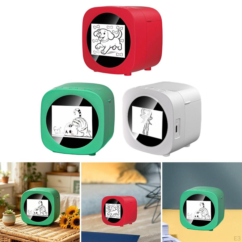 Voice Control Mini Printer Box Study Compact Home Thermal Inkless Printing