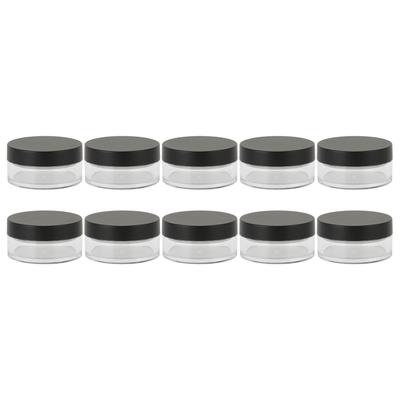 10 PZ Vasi per Cipria in Polvere Contenitori Campione Cosmetici in Plastica Scatola Vuota Circolare Portatile