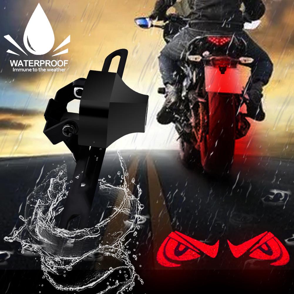 12V Motorcycle Devil Eye Light LED Underbody Light Projector Lamp LED Brake Taillights Motorcycle Decorative Accessories