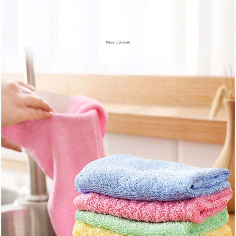 Hadřík na nádobí Hadřík na nádobí z dřevěných vláken Nepřilnavý hadr na nádobí Hadr pro domácnost Kuchyň Speciální absorbční látka Snadno se čistí