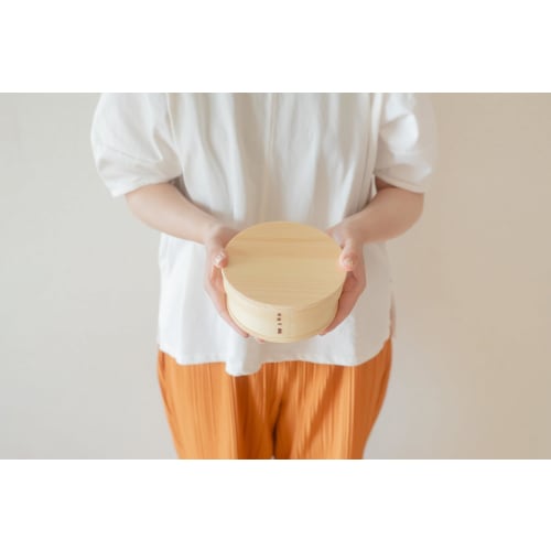 Himawarido Magewappa Lunch Box, 650ml, Round, Urethane