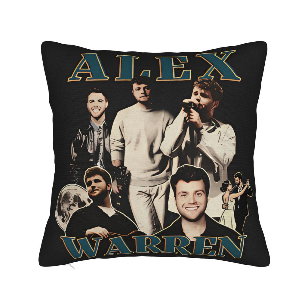 Alex Warren Finding Friday On the Road Tour 2026 Pillow Case Square Pillow Cover Trendy Pillowcases For Chair Sofa Home Decor