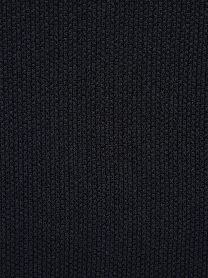 AND Z Men'S) Fine Texture Round Neck Short Sleeve Knit_Bzf2Er1103Nv