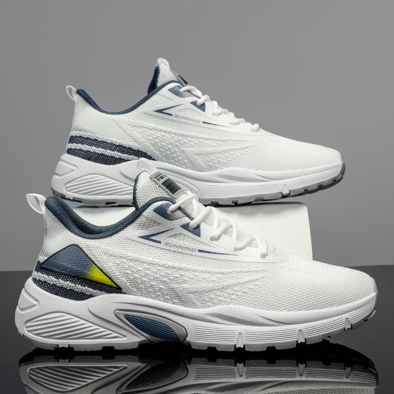 Men's Casual Shoes Four Seasons Breathable Mesh Running Shoes Comfortable Soft Walking Shoes Teenagers Popular Non-slip Sneakers