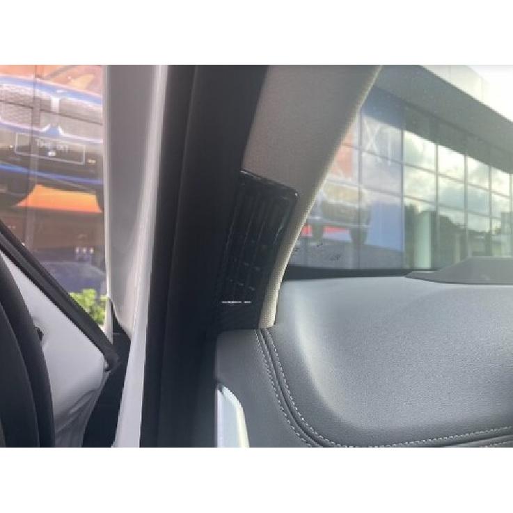 For BMW X1 2023 2024 2025 Carbon Fiber Front Upper Air Outlet Vent Cover Trim