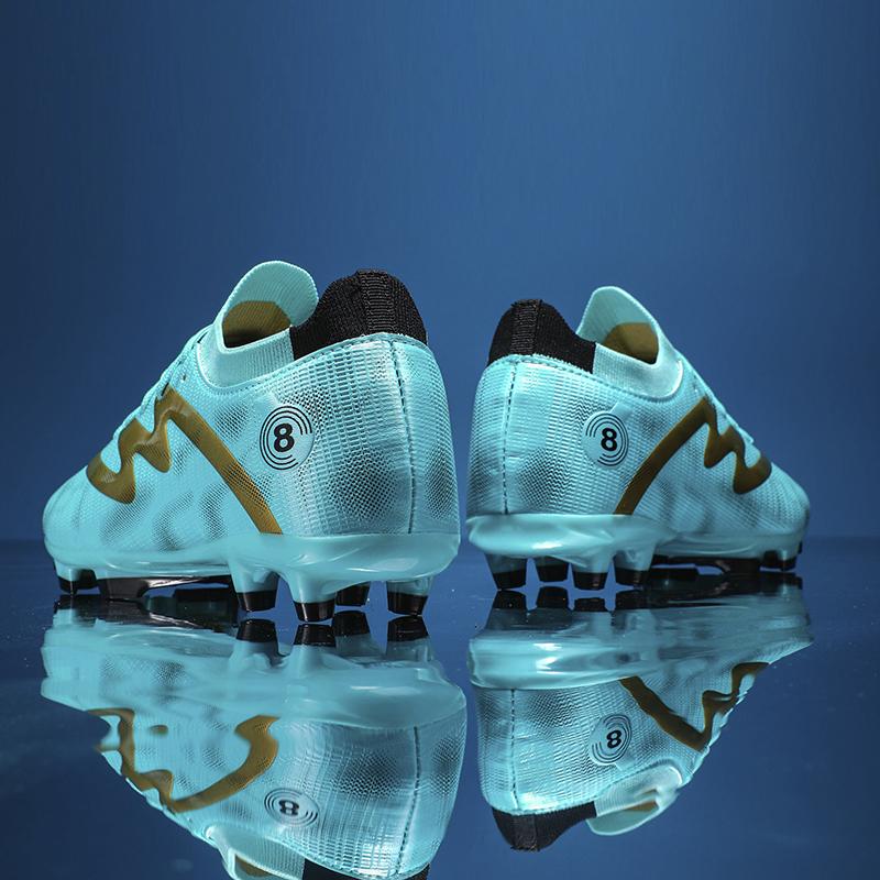 Pánské kopačky dlouhé bodce Vysoké kotníkové kopačky AG Dětské Venkovní kopačky na trávu Kopačky Tréninkové Sportovní Kopačky