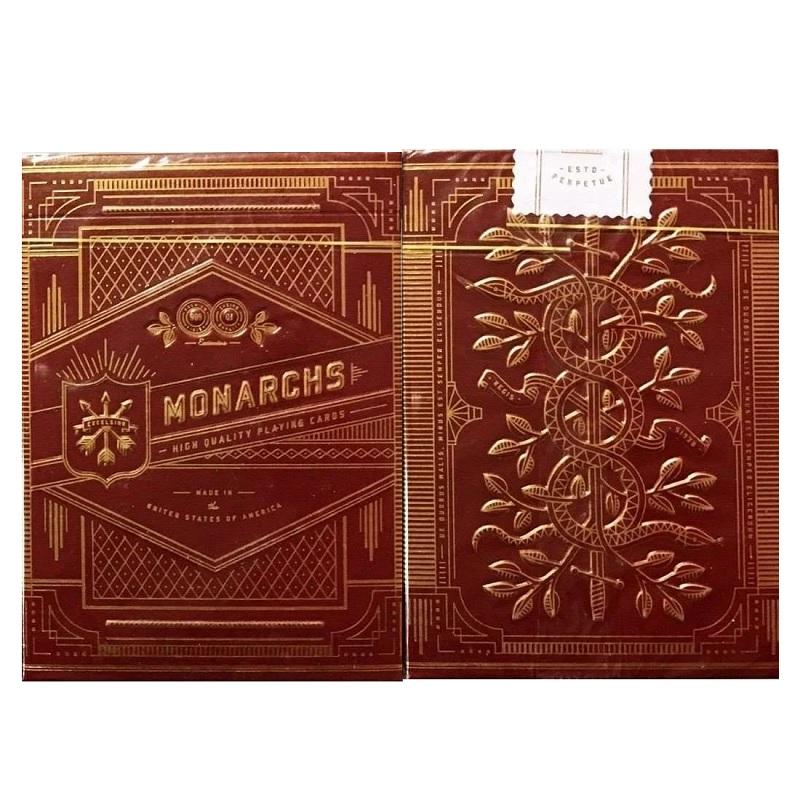 

Theory11 Monarch Игральные карты Bicycle Monarchs Колода Карточные игры Волшебные трюки красный