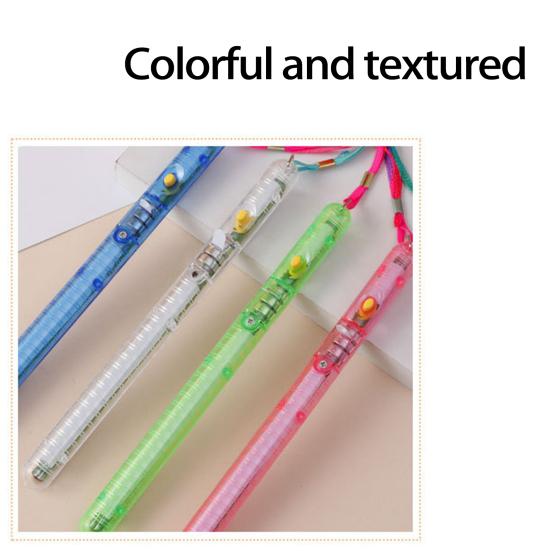 Glow Stick Glow in The Dark Lanyard 7 Modes Adjustable High Brightness Colorful Light Up Stick Flashing Toy Party Supplies