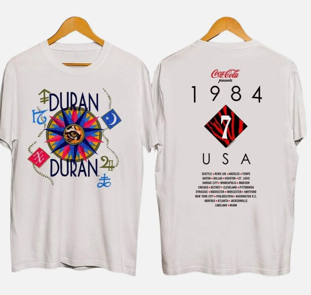 Vintage 1984 Duran Duran Konzerttour T-Shirt