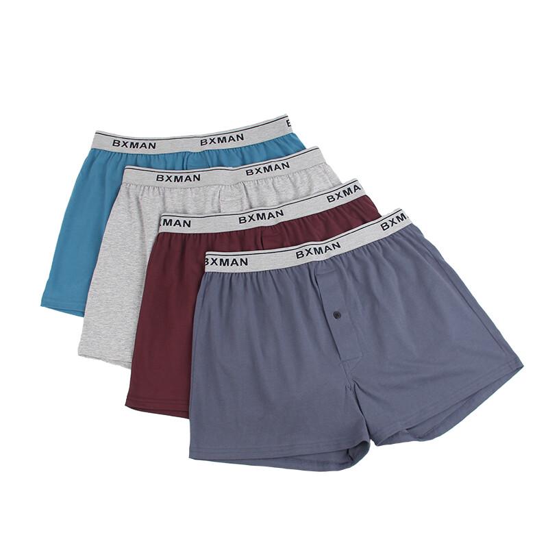 BXMAN Men's Pure Cotton Loose Boxer Briefs