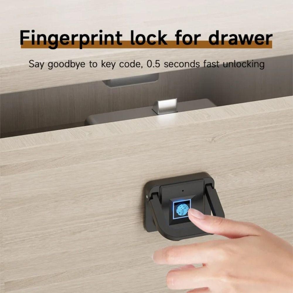 360-Day Standby Biometric Fingerprint Lock Child Safety Electronic Lock  Cabinet Security