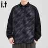 CHOCOOLATEit Men's Tie-Dye Polo Sweatshirt