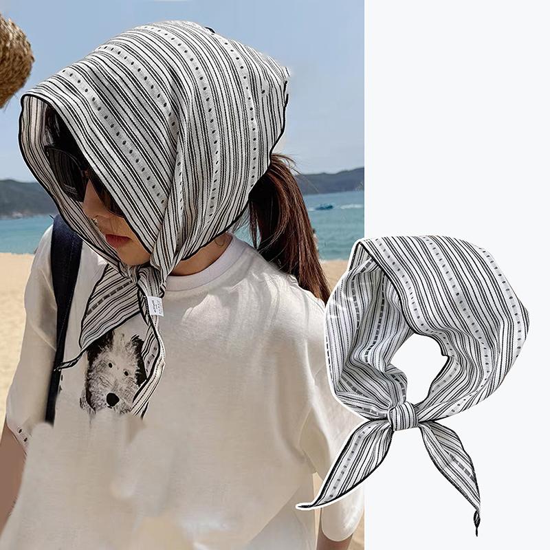 

Цветочный Треугольный Платок Ретро Милая Треугольная Повязка на Голову Элегантная Повязка для Волос Фото для Путешествий Пасторальный Стиль Аксессуары для Волос