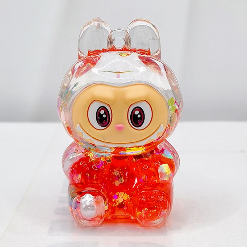 Quicksand Rabbit Cute Flash Color Dopamine Car Home Toy Ornaments