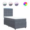 Maison Exclusive - Bettlattenrost mit Matratze Dunkelgrau 100x200 cm