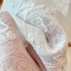 DIMANAF 2025 New Women Summer Shirt Lace Blouse Loose Buttons Fashion Tops Tees White Tees New Blouse