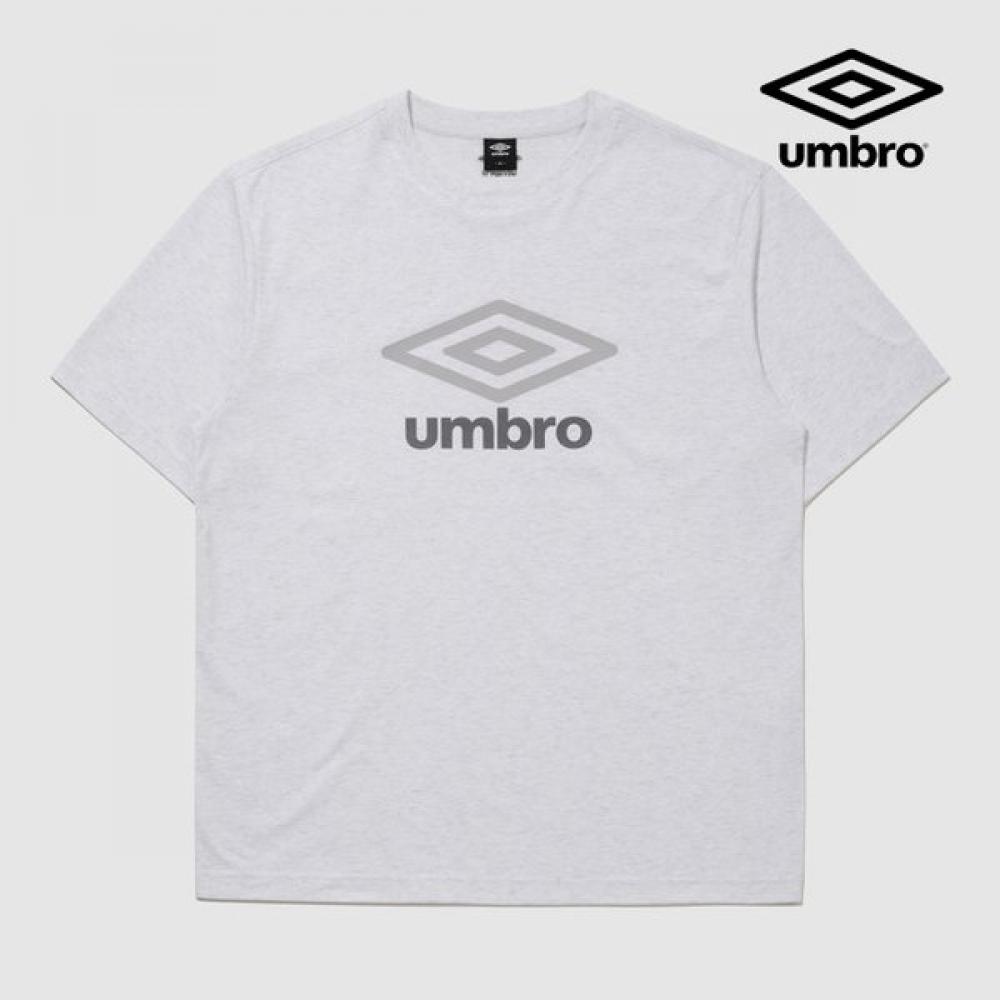 Umbro Essential Big Logo Tee Ur123crs18 Wmg White melange (WMG)/115