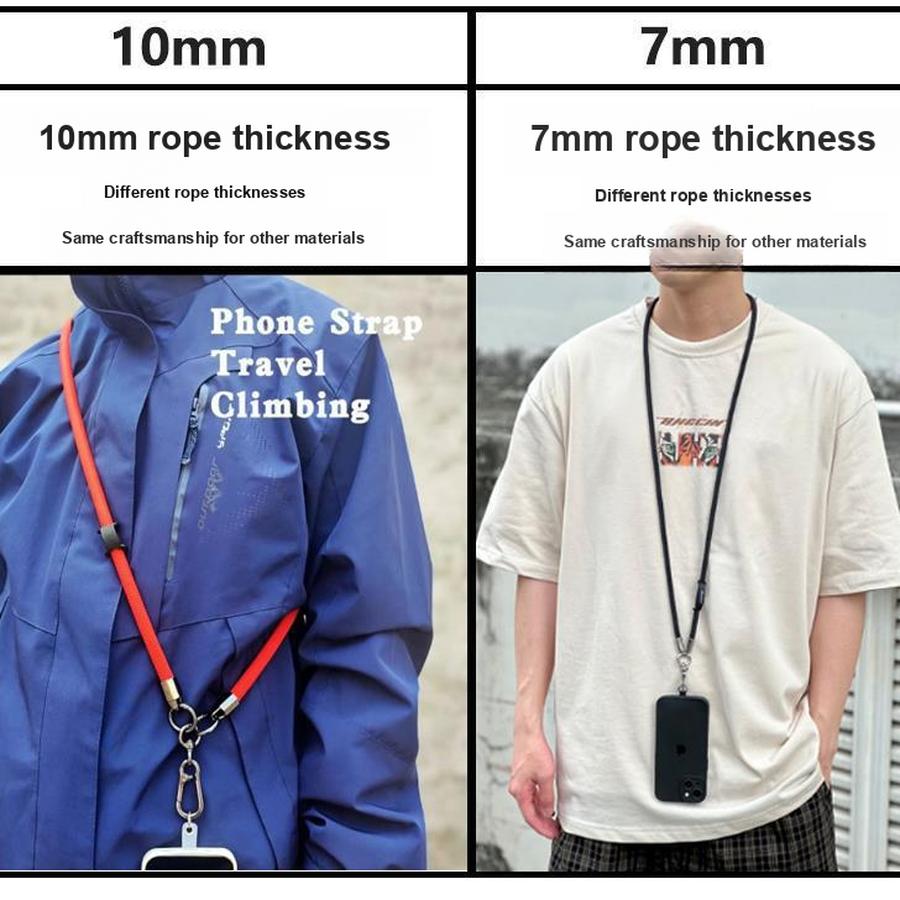 Crossbody Phone Carrier Strap with Detachable Knot, Durable and Robust for Women, Outdoor, Nordic Style, Anti-Lost Camera Strap