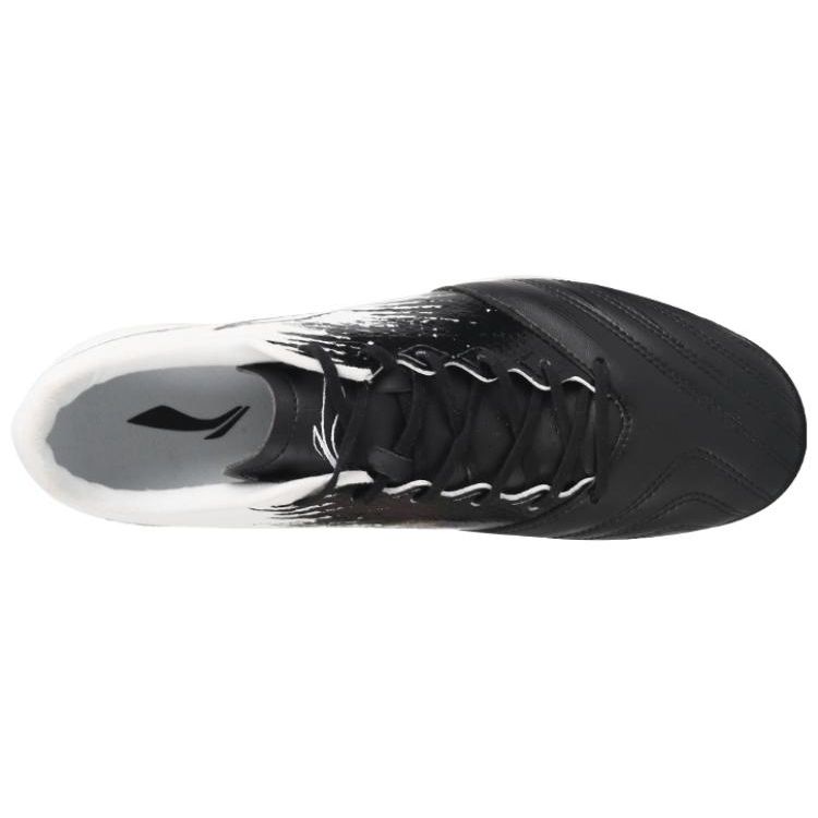 Li-Ning Artificial Turf AG (Rubber Short Studs) Slip-Resistant Durable Football Shoes Men Football Shoes White Black YSTT011-1