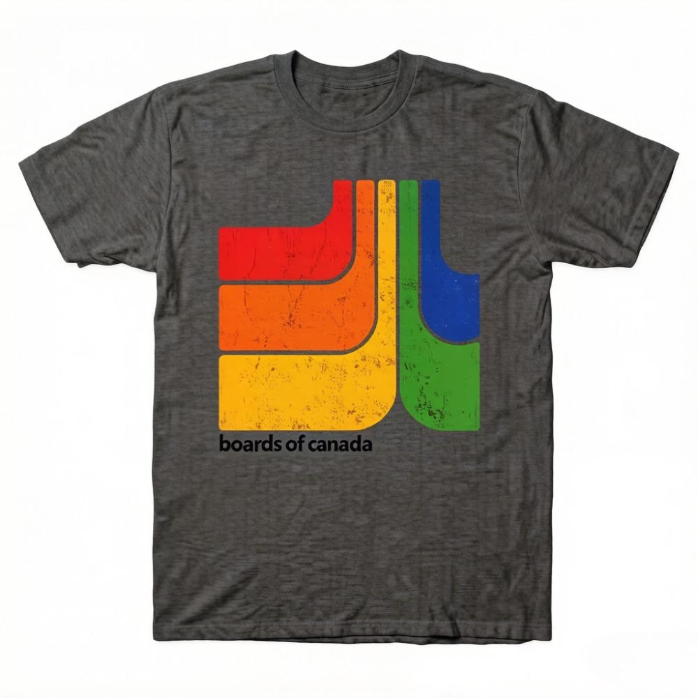 T-Shirt Graphique Vêtements Essentiels Homme Musique Électronique Boards of Canada Été Michael Sandison Marcus Eoin