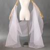 Detachable Sheer Chiffon Long Flowing Arm Streamers Tie On Wide Fairy Sleeves For Hanfu Dance Cosplay Photoshoot