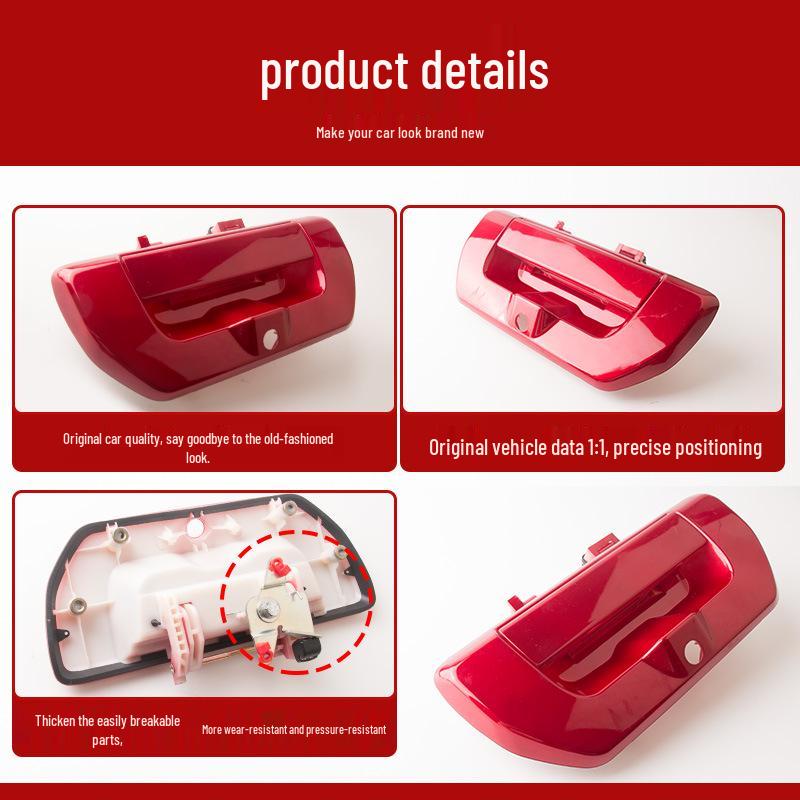 Great Wall Poer Off-Road Tailgate & Passenger Door Handle with Lock Assembly