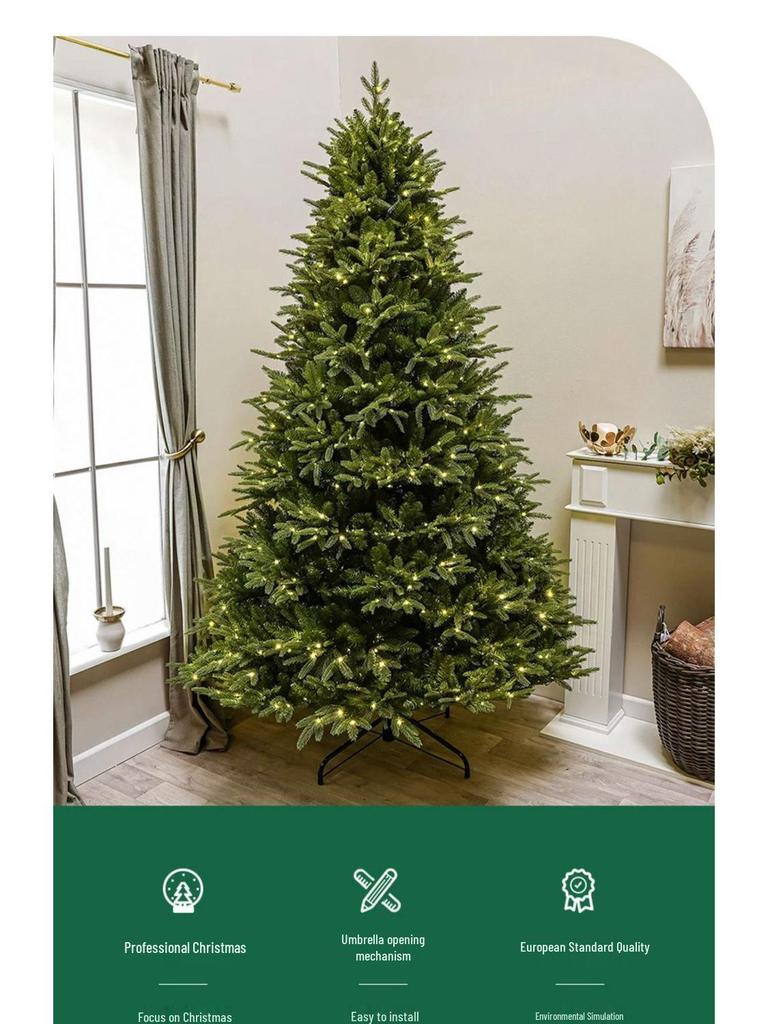2025 High-End Luminous PE Christmas Tree: Encrypted Bare Tree for Elegant Home Decoration