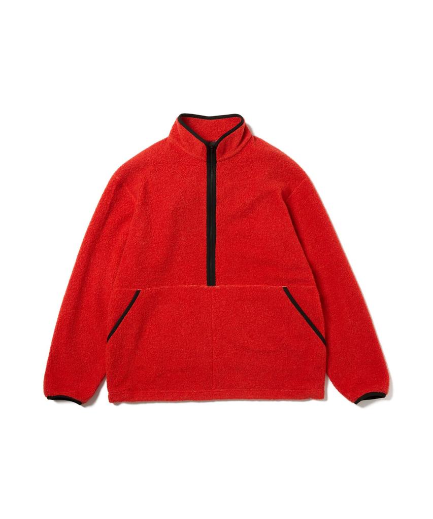 Snow Peak Recycled Wool Boa Pullover Medium JK-25AU022, Top, Sweatshirt, Men's/Women's, Orange,