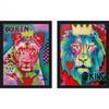 Jessi Dahlquist @King / @Queen Framed Print Set  (Pack of 2)