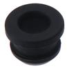 4 Piezas Pasamuros Redondos de Goma Negros Blancos Caucho de Silicona Tapón de Goma Pasamuros para Agujeros Kit de Juntas para Cables Eléctricos