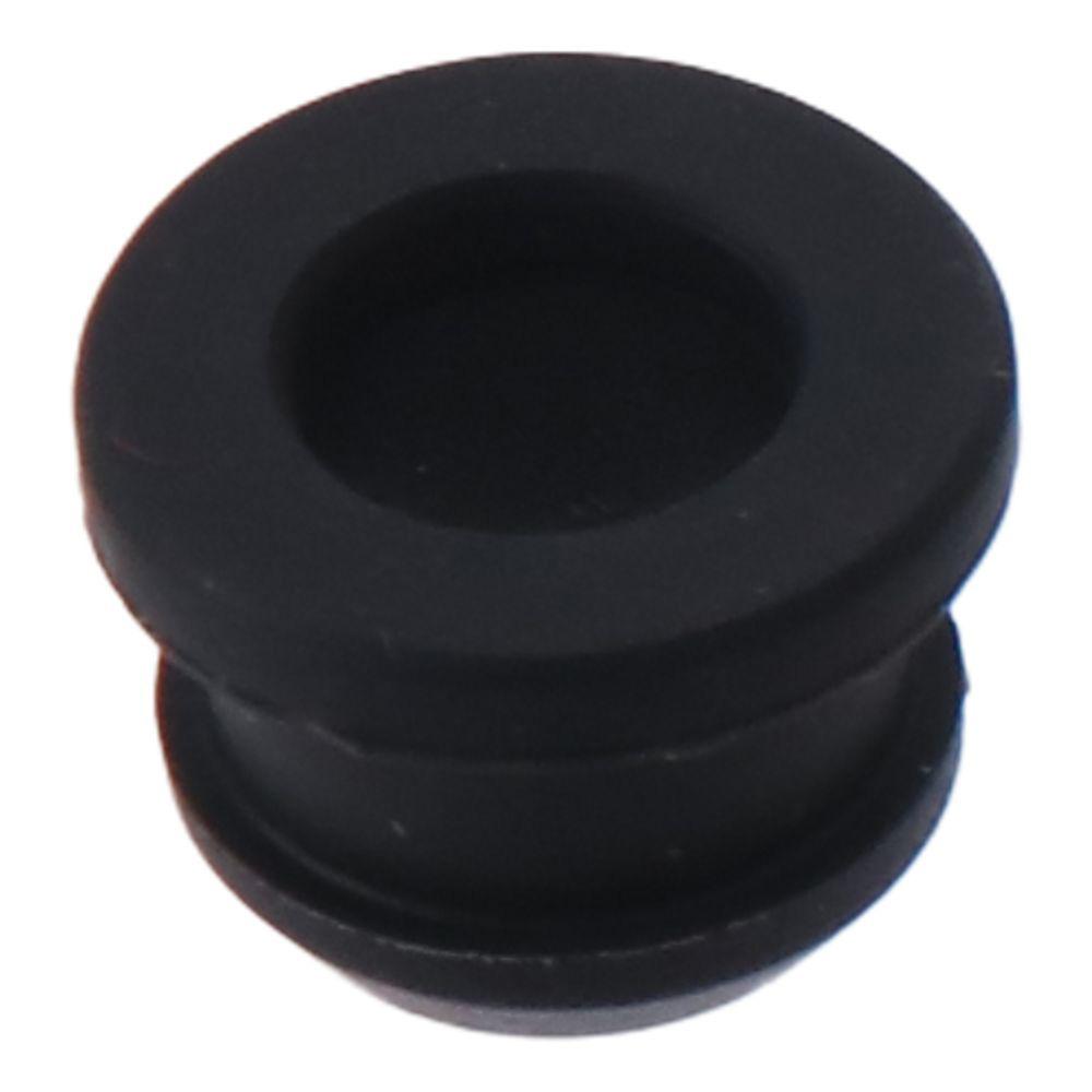 4 Piezas Pasamuros Redondos de Goma Negros Blancos Caucho de Silicona Tapón de Goma Pasamuros para Agujeros Kit de Juntas para Cables Eléctricos