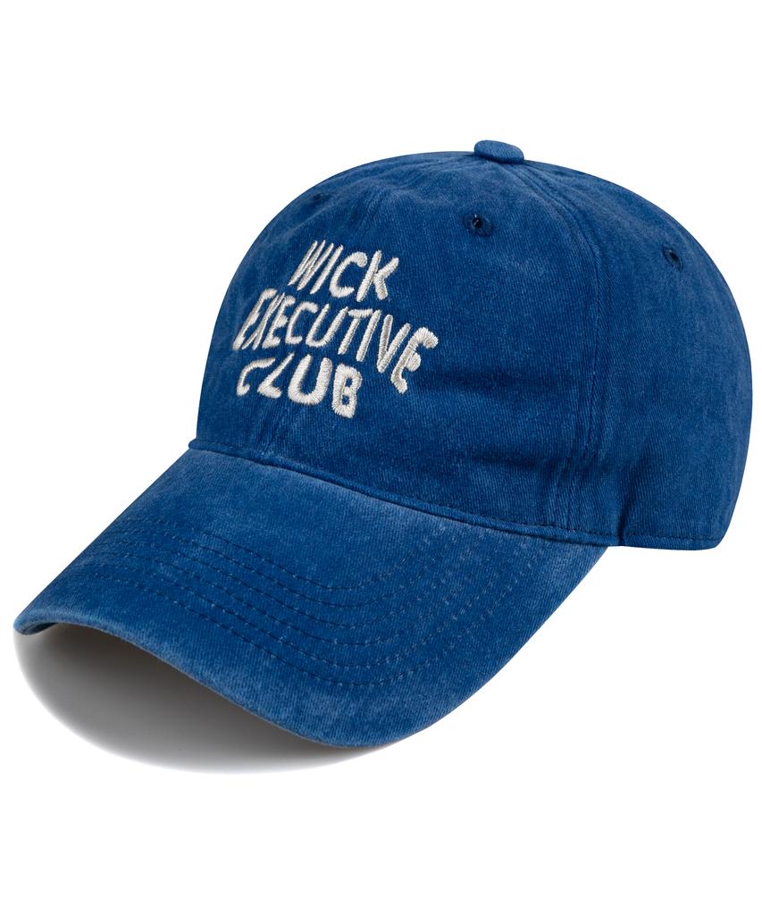 Wig Executive Club Wave Stone Washed Ball Cap - Blue